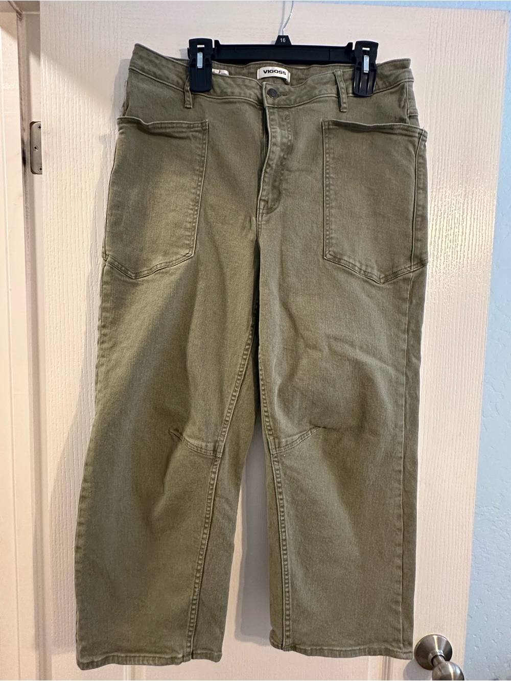Women’s Vigoss Barrel Olive Green Jeans